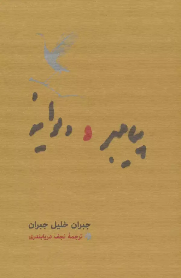 جلد کتاب پیامبر و دیوانه
