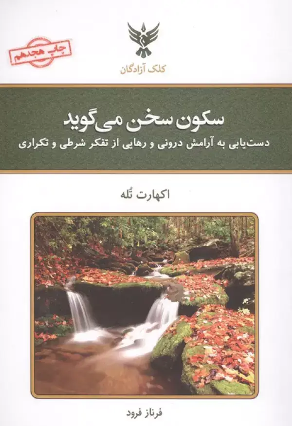 جلد کتاب سکون سخن می گوید