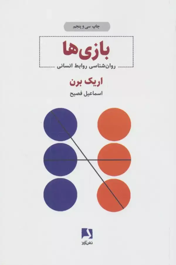 جلد کتاب بازی ها (روان شناسی روابط انسانی)