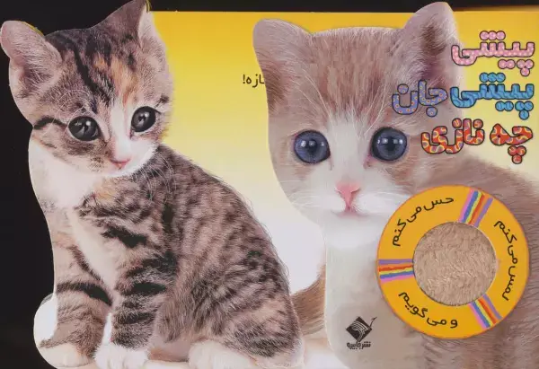 جلد کتاب پیشی پیشی جان چه نازی (حس می کنم،لمس می کنم:گربه)،(گلاسه)