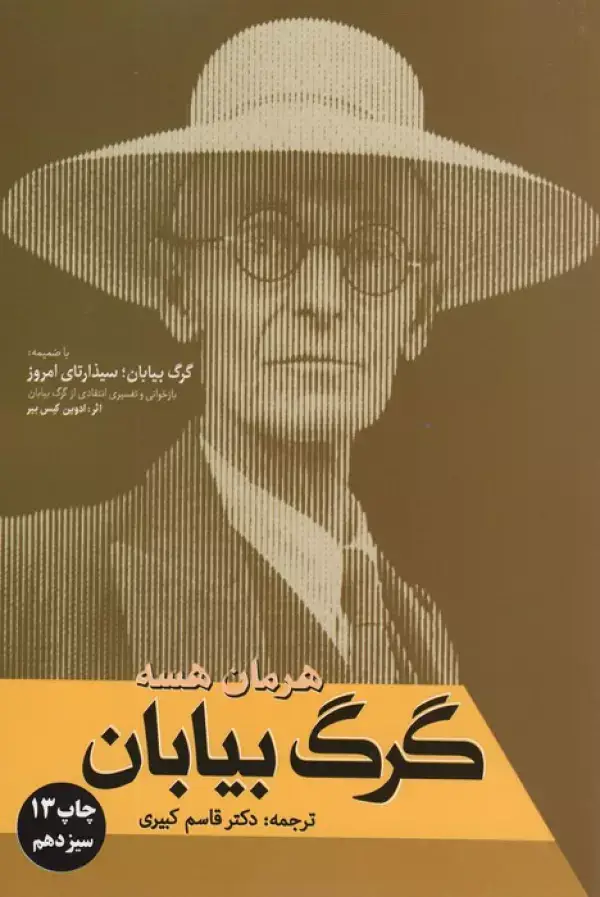 جلد کتاب گرگ بیابان