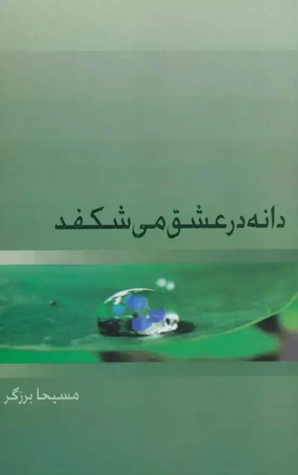 جلد کتاب دانه در عشق می شکفد