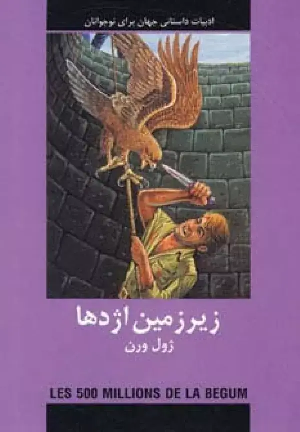 جلد کتاب ادبیات داستانی جهان برای نوجوانان (زیرزمین اژدها)