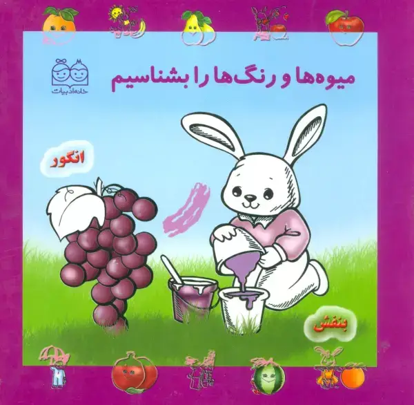 جلد کتاب مجموعه میوه ها و رنگ ها را بشناسیم