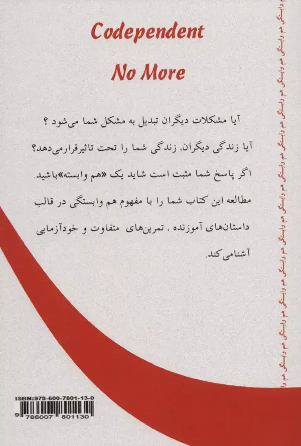 جلد کتاب هم وابستگی (چگونه از کنترل دیگران دست برداریم)