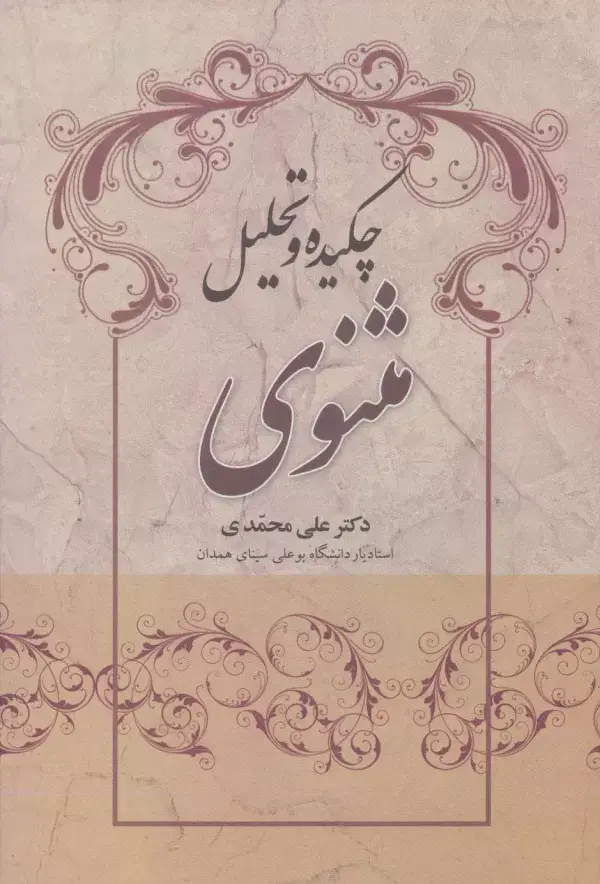 جلد کتاب چکیده و تحلیل مثنوی