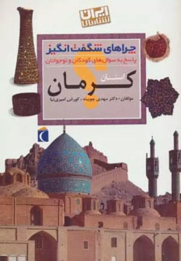 جلد کتاب چراهای شگفت انگیز (ایران شناسی استان کرمان)