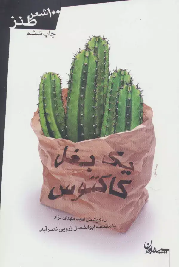 جلد کتاب یک بغل کاکتوس (100 شعر طنز)