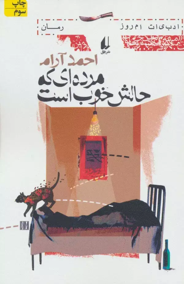 جلد کتاب مرده ای که حالش خوب است (ادبیات امروز،رمان19)