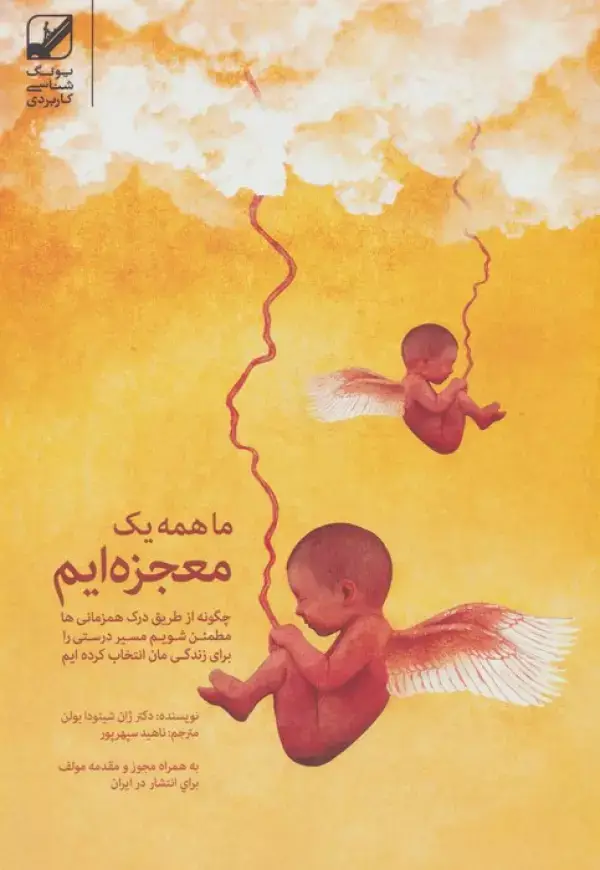 جلد کتاب ما همه یک معجزه ایم:چگونه از طریق درک همزمانی ها مطمئن شویم مسیر درستی را... (یونگ شناسی کاربردی)