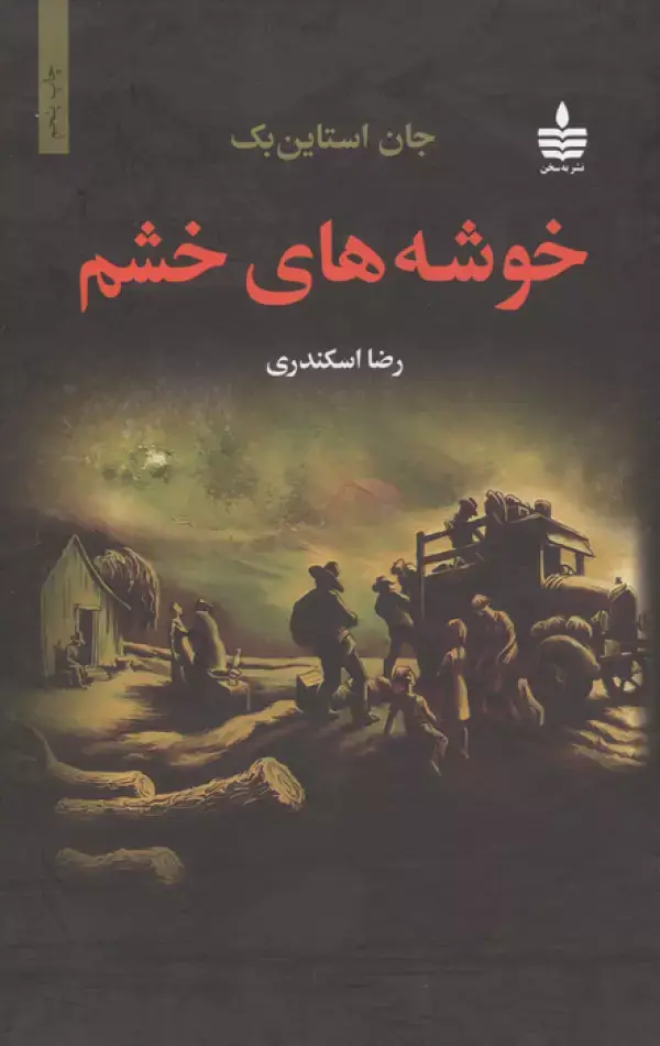 جلد کتاب خوشه های خشم