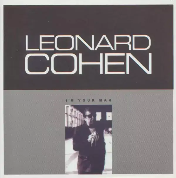 جلد کتاب من مرد تو هستم (Leonard Cohen،I'm Your Man)،(سی دی صوتی)،(باقاب)
