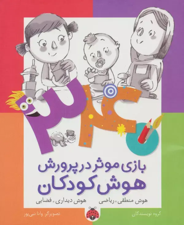 جلد کتاب 340 بازی موثر در پرورش هوش کودکان (هوش منطقی.ریاضی،هوش دیداری.فضایی)