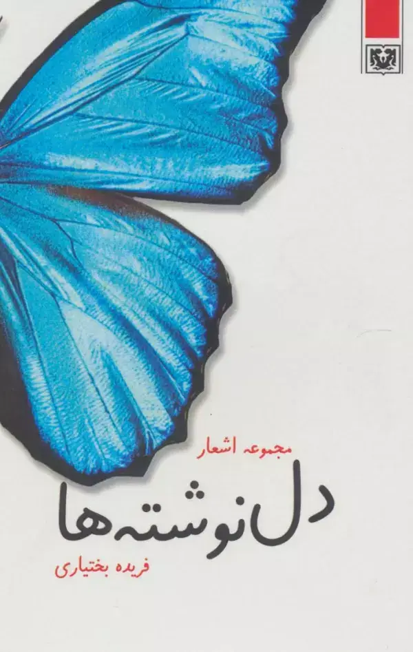 جلد کتاب دل نوشته ها (مجموعه اشعار)