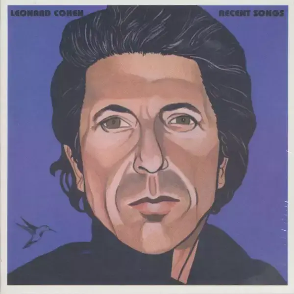 جلد کتاب آهنگ های اخیر (Leonard Cohen،Recent Songs)،(سی دی صوتی)،(باقاب)