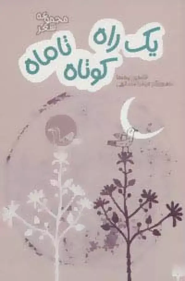 جلد کتاب یک راه کوتاه تا ماه (مجموعه شعر)