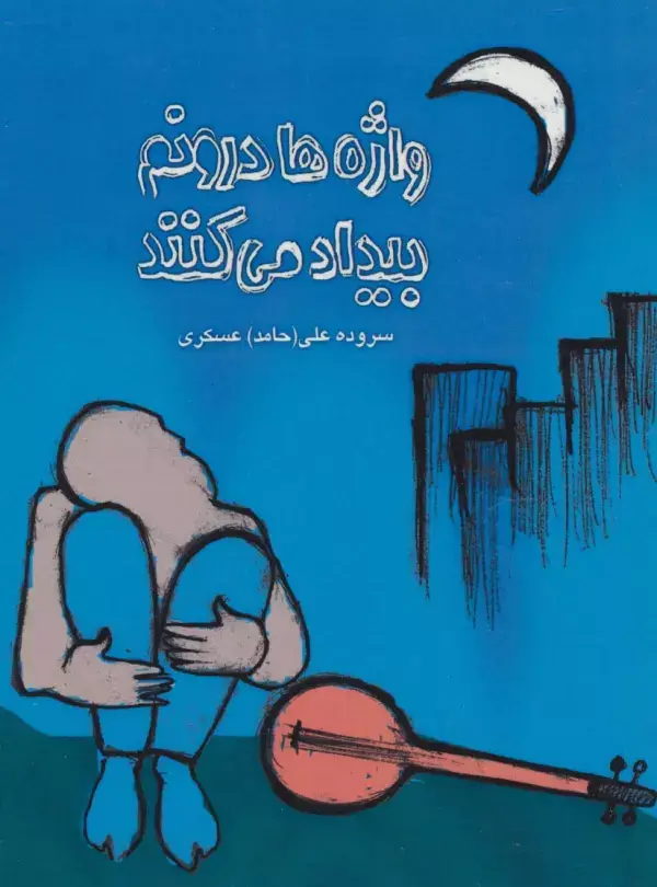 جلد کتاب واژه ها درونم بیداد می کنند
