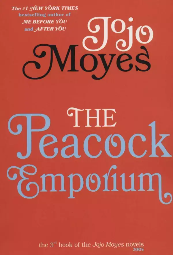 جلد کتاب جوجو مویز 3 (بازار طاووس:THE PEACOCK EMPORIUM)،(انگلیسی)