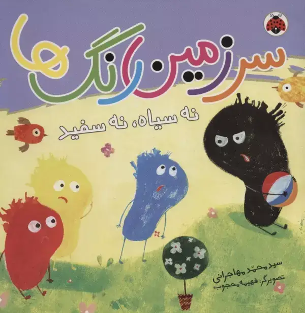 جلد کتاب سرزمین رنگ ها (نه سیاه،نه سفید)،(گلاسه)