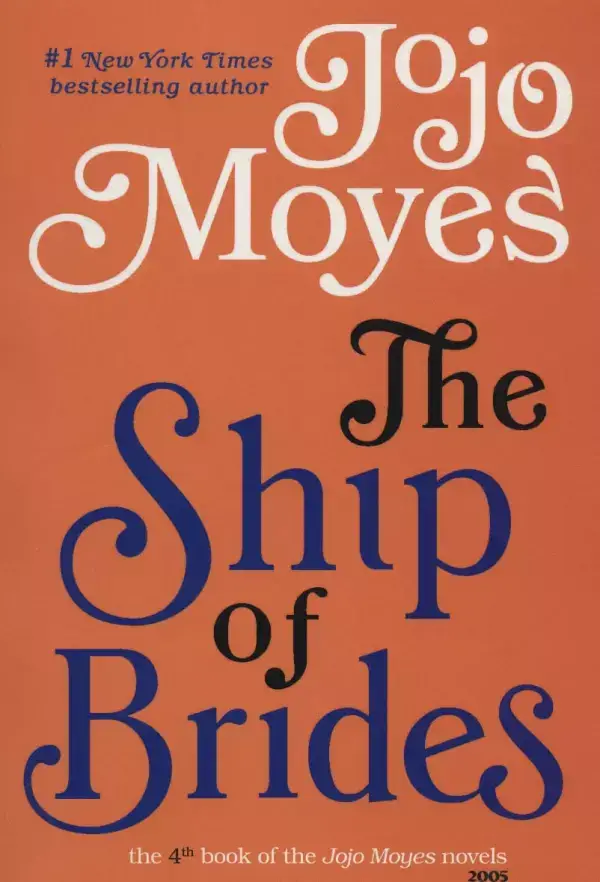 جلد کتاب جوجو مویز 4 (کشتی تازه عروس ها:THE SHIP OF BRIDES)،(انگلیسی)