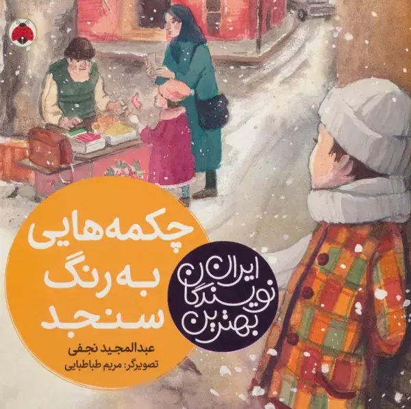 جلد کتاب بهترین نویسندگان ایران (چکمه هایی به رنگ سنجد)