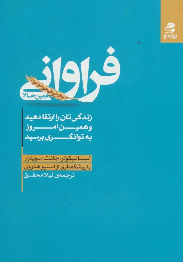 جلد کتاب فراوانی همین حالا (زندگی تان را ارتقا دهید و همین امروز به توانگری برسید)