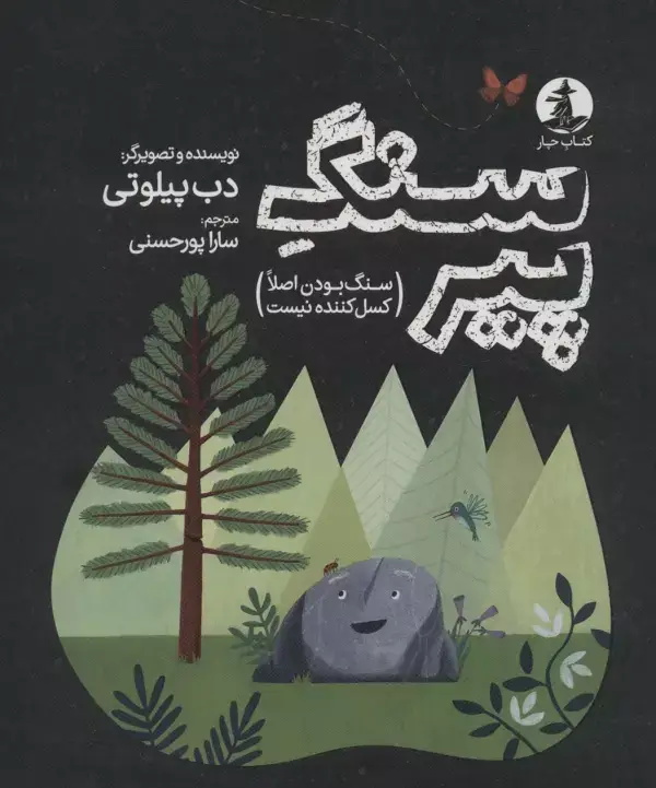 جلد کتاب سنگ پیر (سنگ بودن اصلا کسل کننده نیست)،(گلاسه)