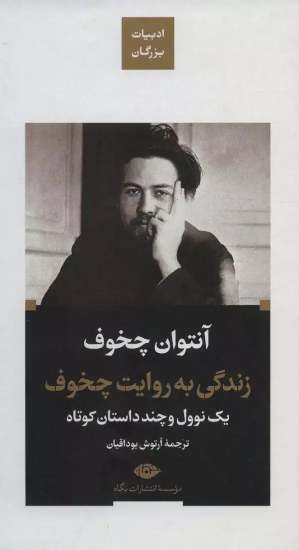 جلد کتاب زندگی به روایت چخوف:یک نوول و چند داستان کوتاه (ادبیات بزرگان)