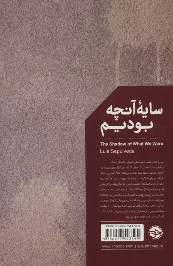 جلد کتاب سایه آنچه بودیم