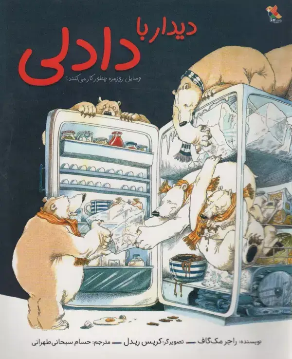 جلد کتاب دیدار با دادلی (گلاسه)