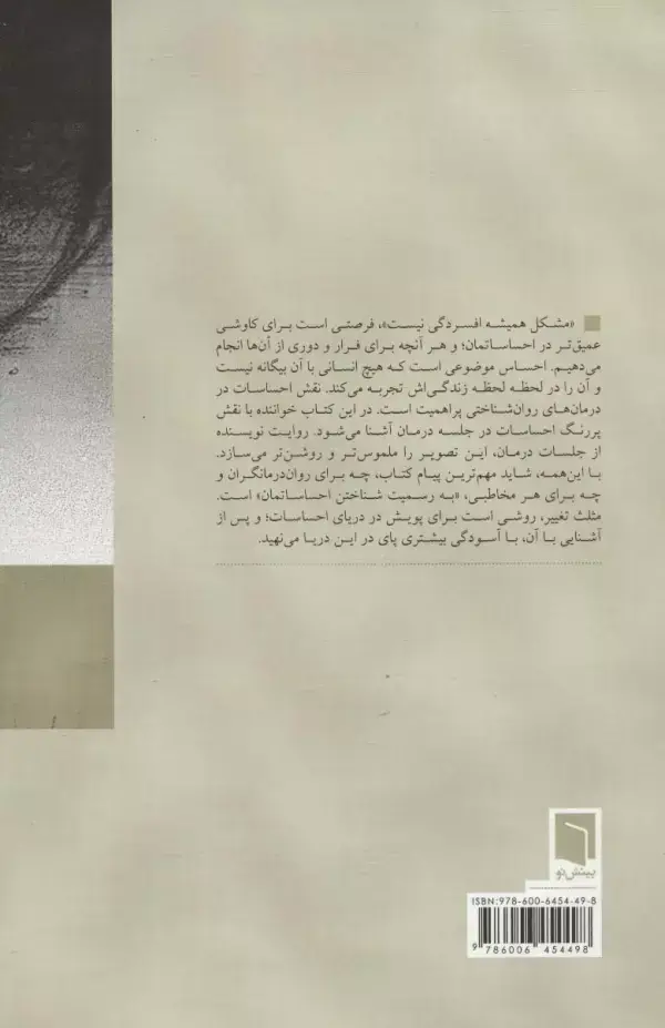 جلد کتاب مشکل همیشه افسردگی نیست (کاربرد مثلث تغییر در گوش دادن به تن،کشف احساسات،و پیوند با اصل خود)