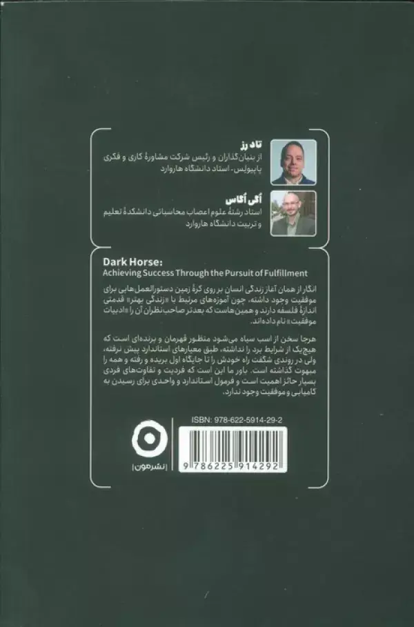 جلد کتاب اسب سیاه (رسیدن به موفقیت و کامیابی از مسیری کاملا متفاوت از آنچه همه به ما می گویند)