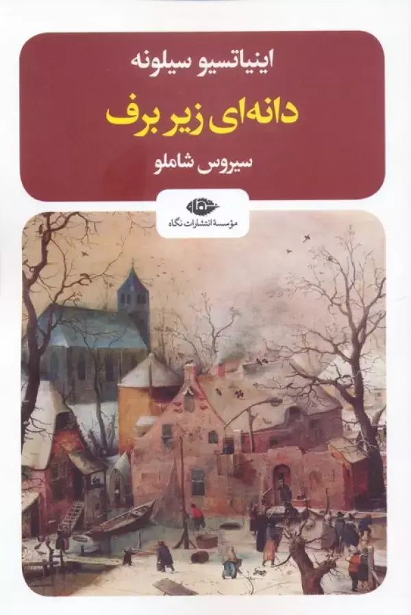جلد کتاب دانه ای زیر برف