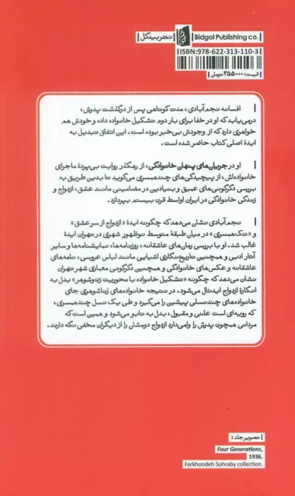 جلد کتاب جریان های پنهان خانوادگی