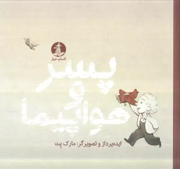 جلد کتاب پسر و هواپیما (گلاسه) اثر مارک پت