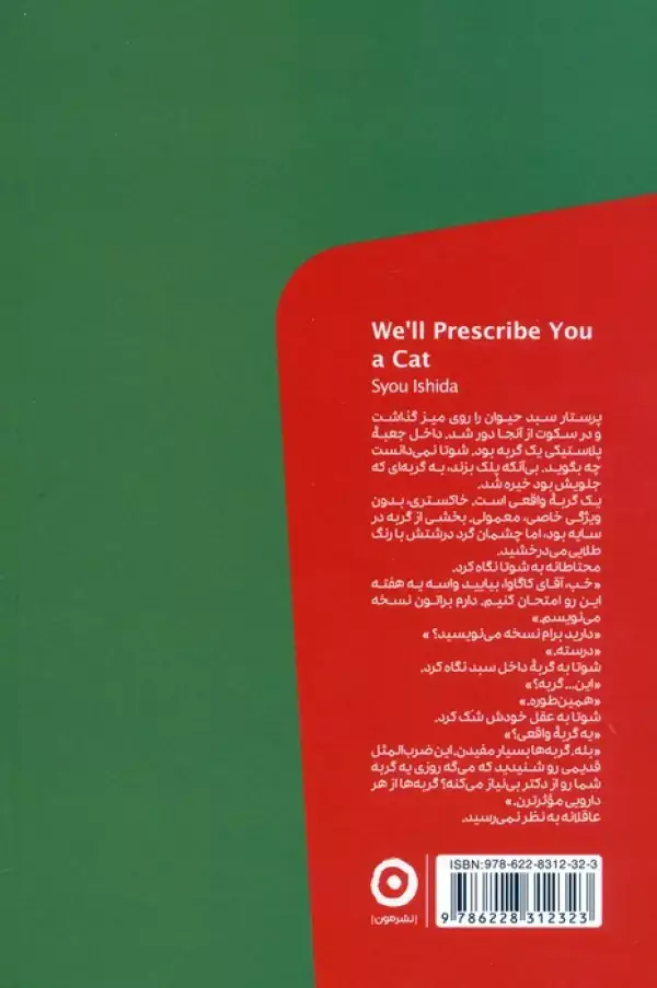 جلد کتاب برایتان گربه تجویز می کنیم
