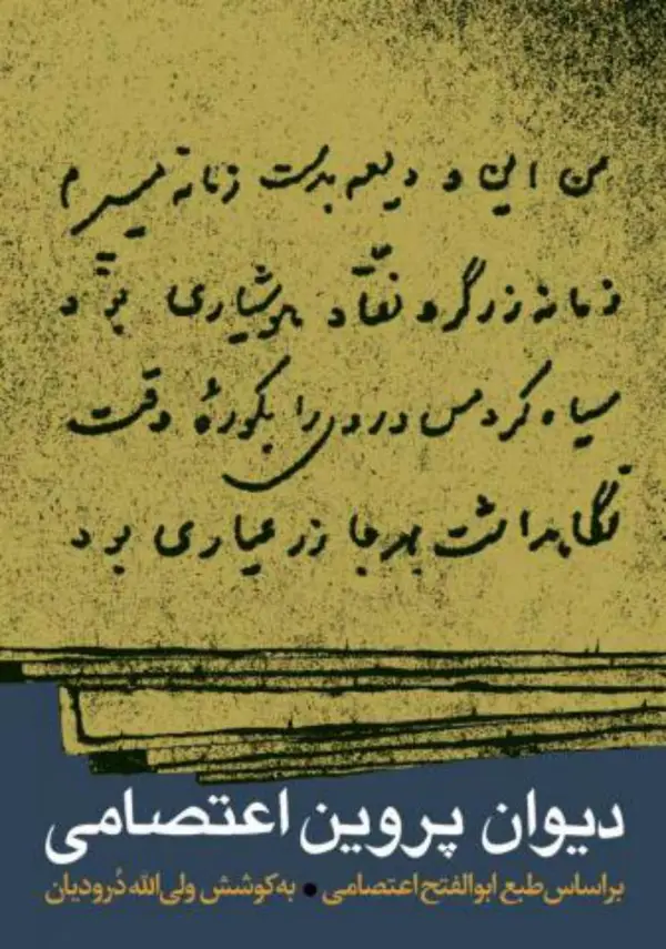 جلد کتاب دیوان پروین (نی)