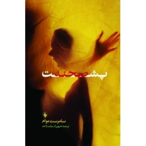 جلد کتاب پشت صحنه: زن مو سیاه