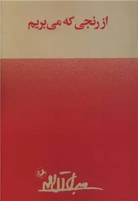 جلد کتاب از رنجی که می بریم