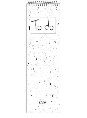جلد کتاب 1526 TO DO