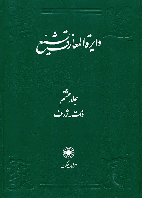 جلد کتاب دایرةالمعارف تشیع (جلد8)
