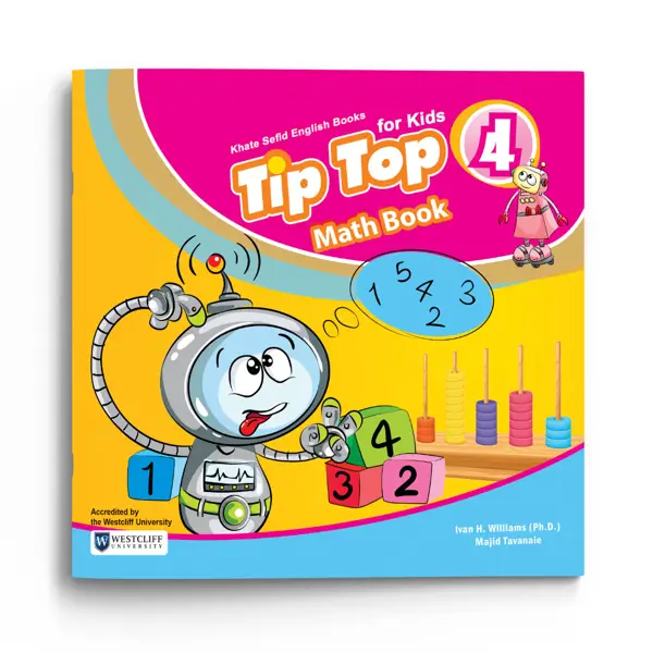 جلد کتاب Tip Top Math Book 4