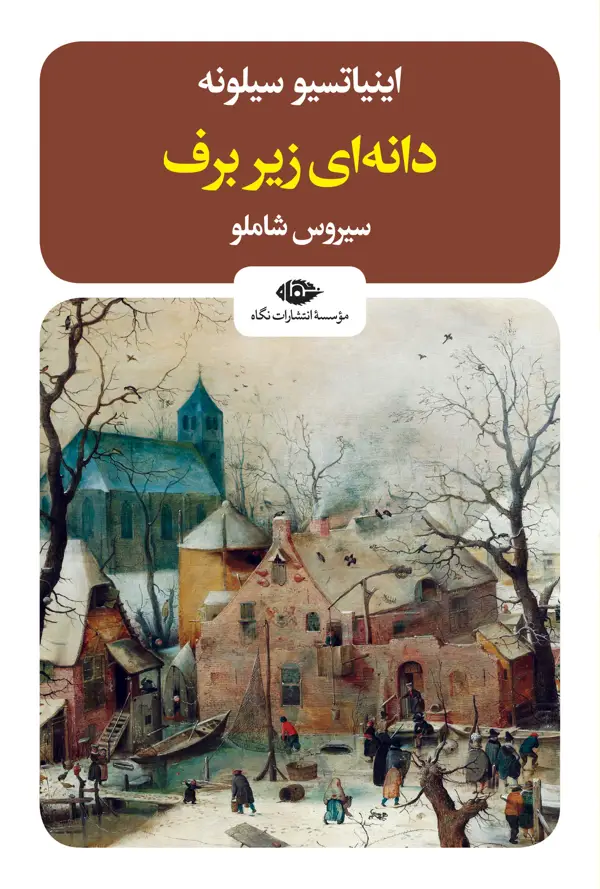 جلد کتاب دانه ای زیر برف