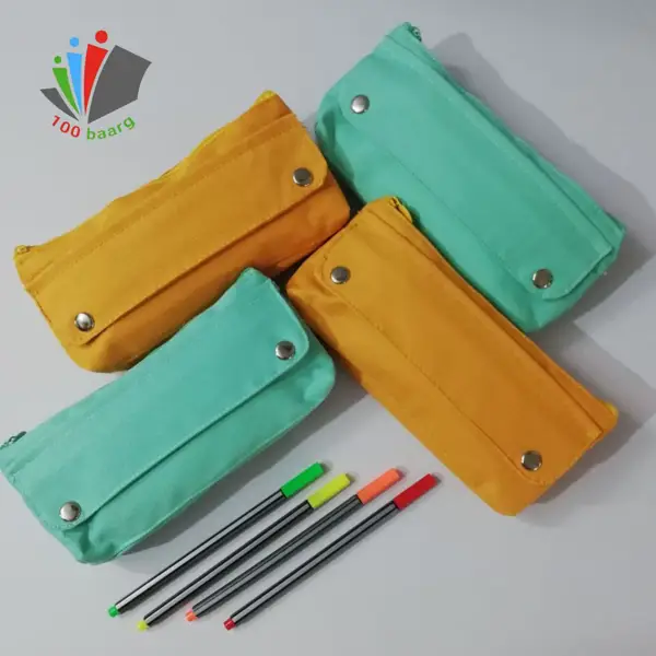 جلد کتاب جامدادی کتانی وارداتی
