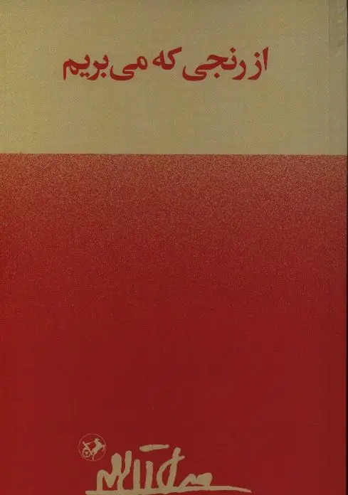 جلد کتاب از رنجی که می بریم
