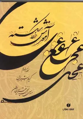 جلد کتاب اموزش خط شکسته شیرالی