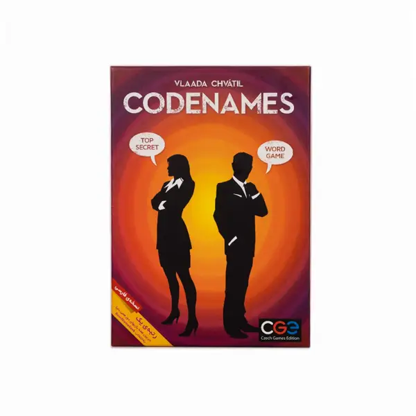 جلد کتاب بازی فکری کدنیمز کلمات Codenames Word