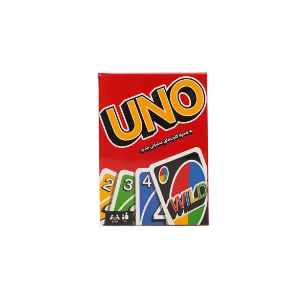 جلد کتاب بازی فکری اونو Uno قرمز