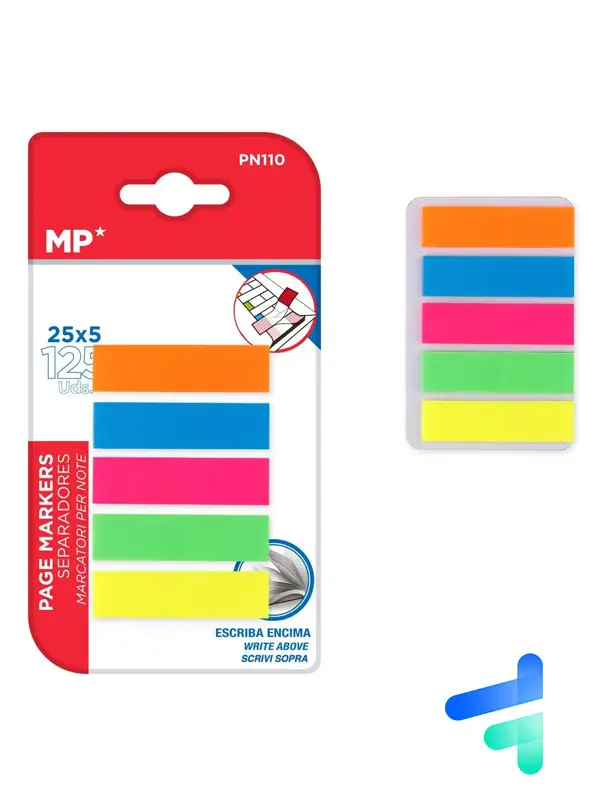 جلد کتاب کاغذ یادداشت چسب دار 5 عددی PN110P