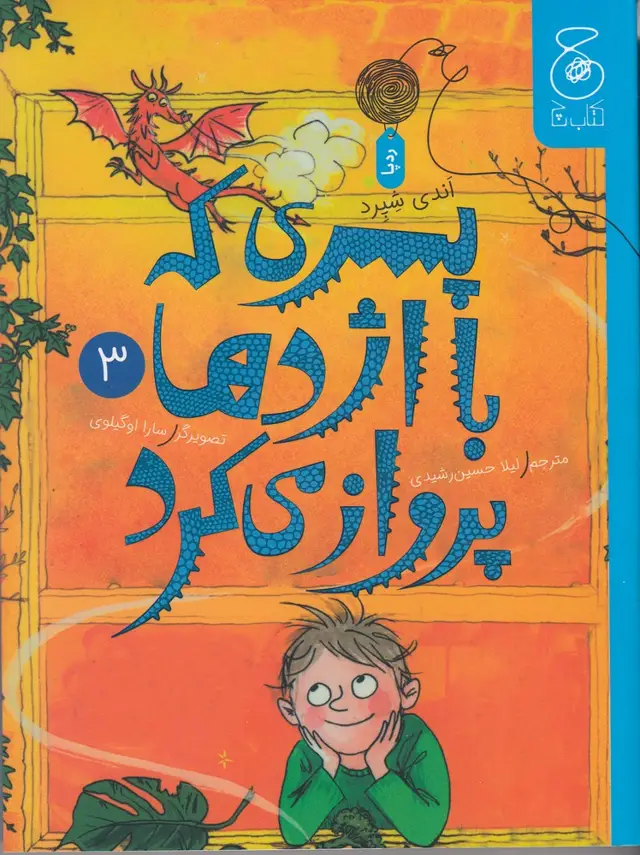 جلد کتاب پسری که با اژدها پرواز میکرد 3